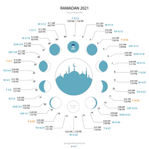 ramadan 2021 Calendar NYC